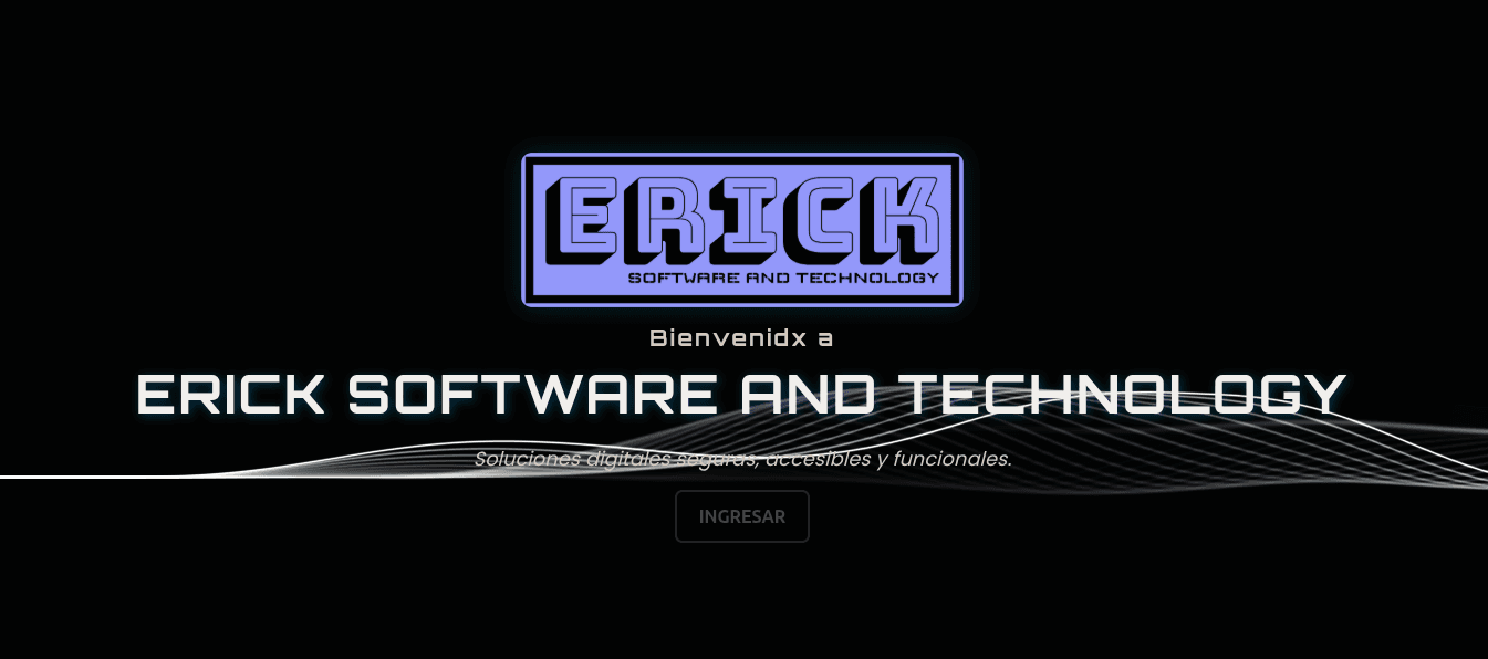 Sitio web "ERICK-SAT | Software and Technology"