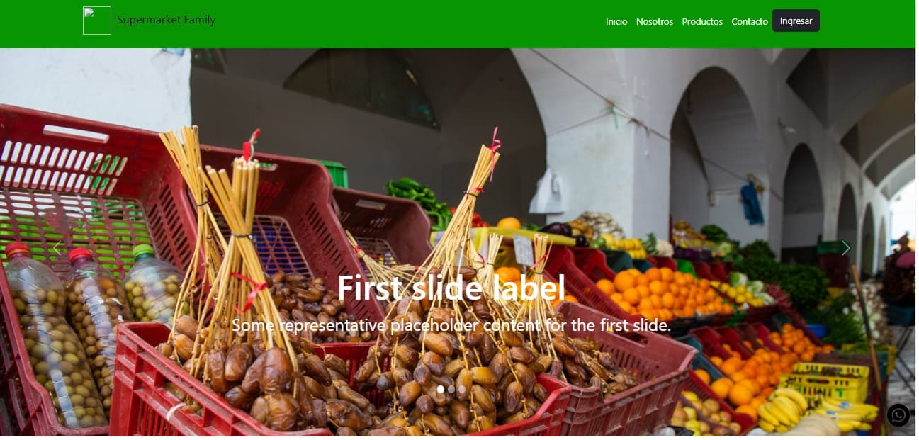 Plataforma e-commerce "Fruver""