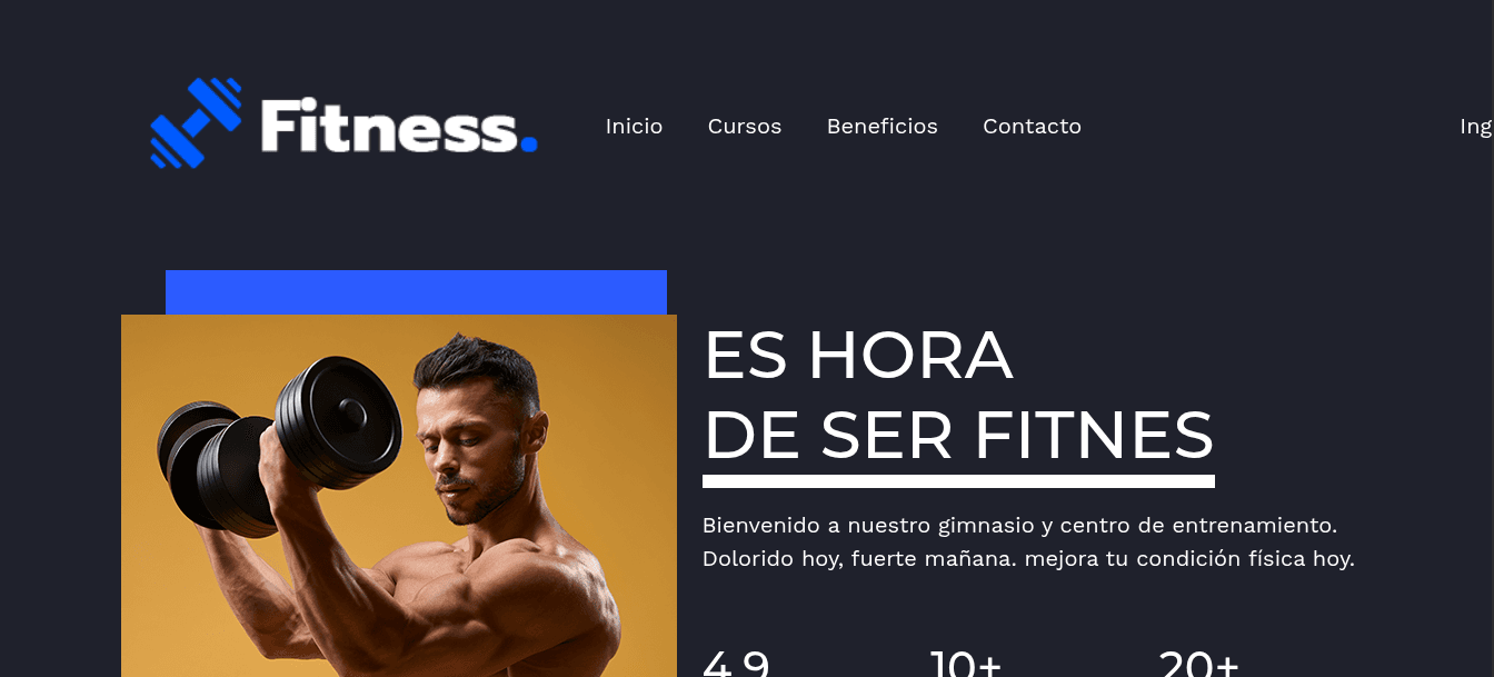 Plataforma "Gym - fitness"
